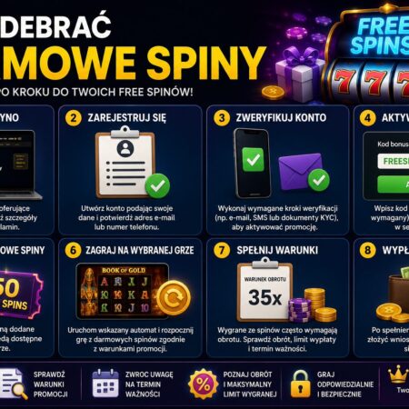Jak odebrać darmowe spiny